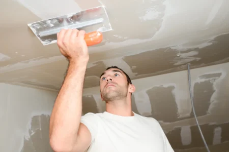 Land O' Lakes ceiling repair, water damage fixes, and popcorn removal.